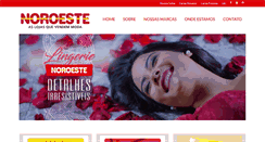 Desktop Screenshot of lojasnoroeste.com.br
