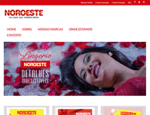 Tablet Screenshot of lojasnoroeste.com.br